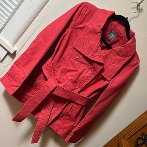 Women's dark salmon/coral peacoat
